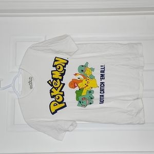 Forever 21 Pokemon T Shirt Medium Gotta catch 'em all! Pikachu Bulbasaur charman